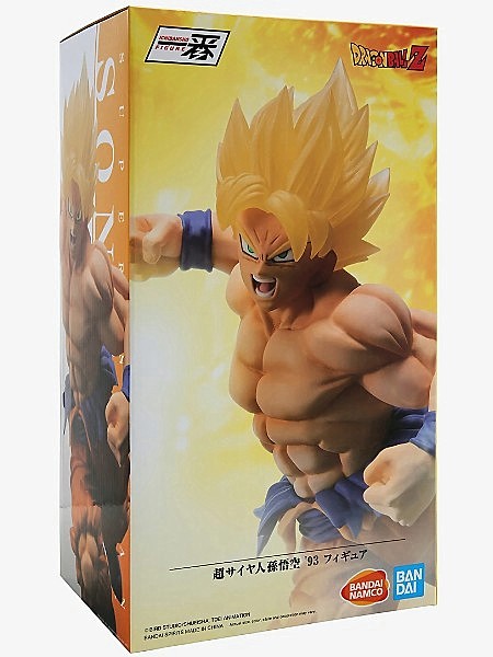 dragon ball z super saiyan son goku 93 ichiban kuji statue